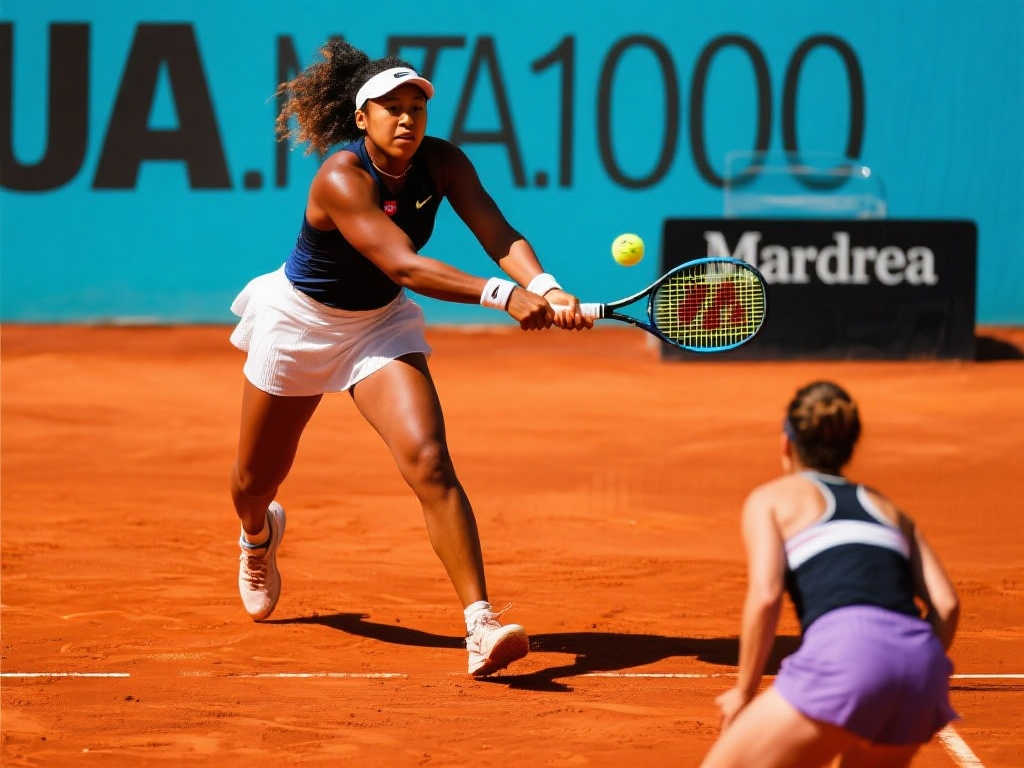 大坂直美马德里站首战失利，1-2惜败布朗泽蒂